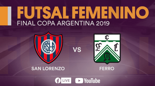 San Lorenzo y Ferro disputan la final de la Copa Argentina de Futsal Femenino