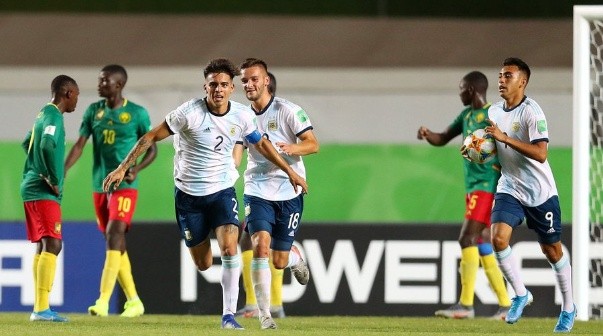 Argentina consiguió un triunfo clave ante Camerún en el Mundial Sub 17