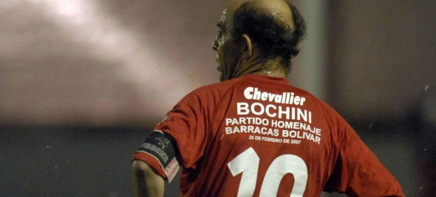 Ricardo Bochini, cuando jugó en Barracas Bolívar