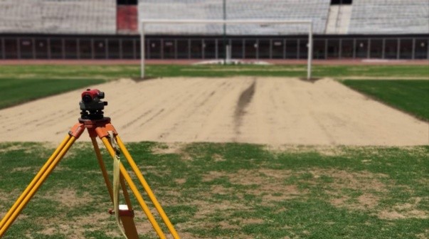 Así está el campo de juego del Estadio Monumental