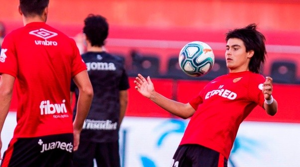 Luka Romero debutó con la Selección Sub 15 de la Argentina en diciembre del 2019.