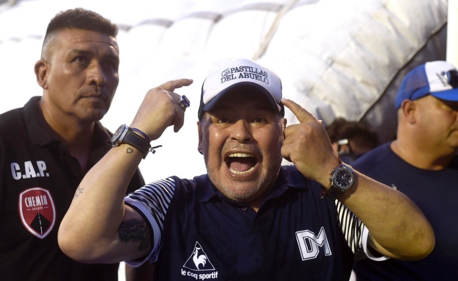El presidente de Gimnasia descartó la llegada de Caniggia al club.(Fotobaires)