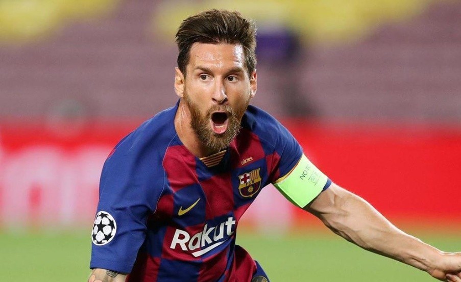 Lionel Messi y sus goles para Barcelona(EFE)