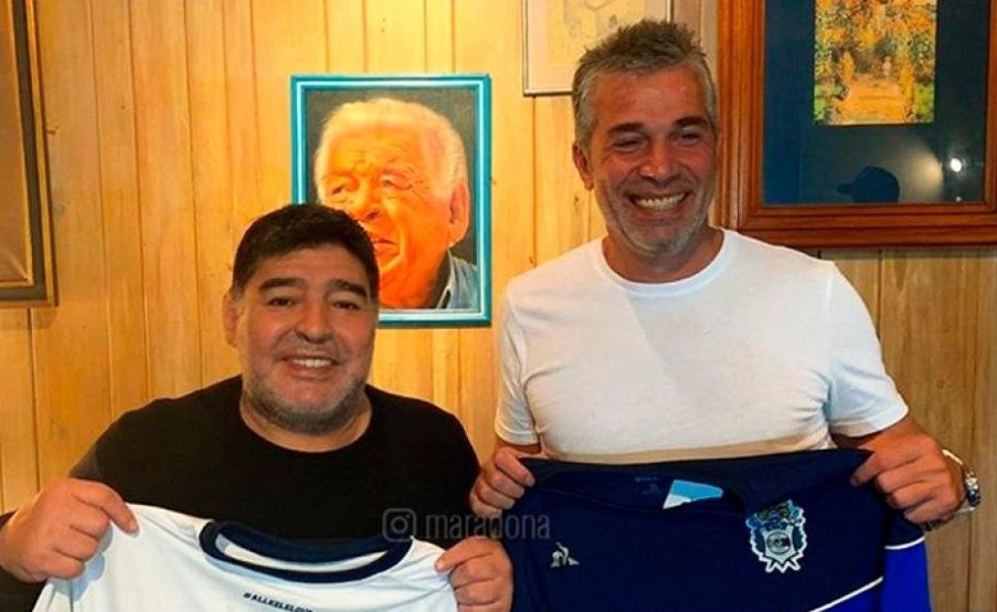 La comisión directiva de Gimnasia no aceptó la renuncia de Gabriel Pellegrino(Instagram /maradona)