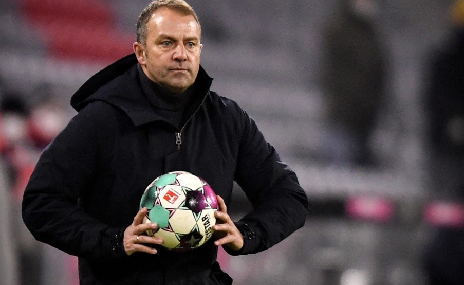 Hansi Flick confirmó que dejará de ser el DT de Bayern Munich al final de la temporada(EFE)