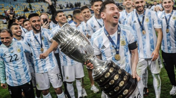 Lionel Messi, campeón de América con la Selección Argentina