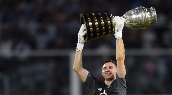 Dibu Martínez, arquero de la Selección Argentina