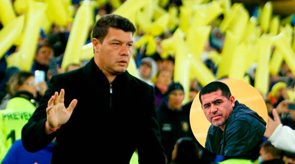 El dardo de Battaglia a Riquelme antes del sorteo de la Copa: 