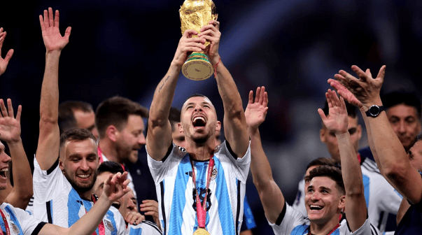 Guido Rodríguez, campéon del mundo con la Selección Argentina