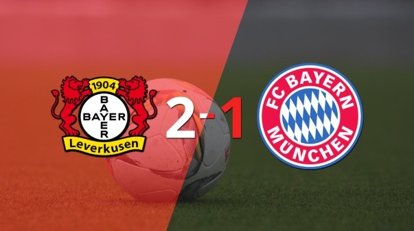 Doblete de Exequiel Palacios en el triunfo 2-1 de Bayer Leverkusen frente a Bayern Múnich