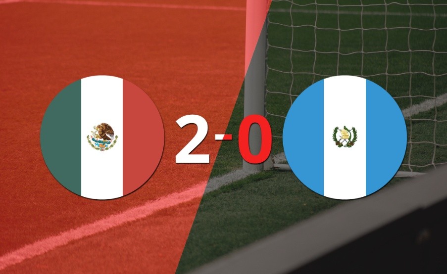 México derrotó 2-0 en casa a Guatemala