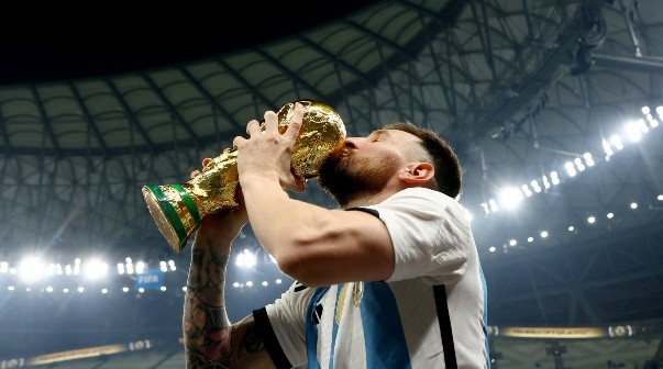 Lionel Messi, campeón del mundo con la Selección Argentina