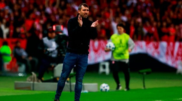 RS - PORTO ALEGRE - 08/08/2023 - LIBERTADORES 2023, INTERNACIONAL X RIVER PLATE - Eduardo Coudet tecnico do Internacional durante partida contra o River Plate no estadio Beira-Rio pelo campeonato Libertadores 2023. Foto: Luiz Erbes/AGIF