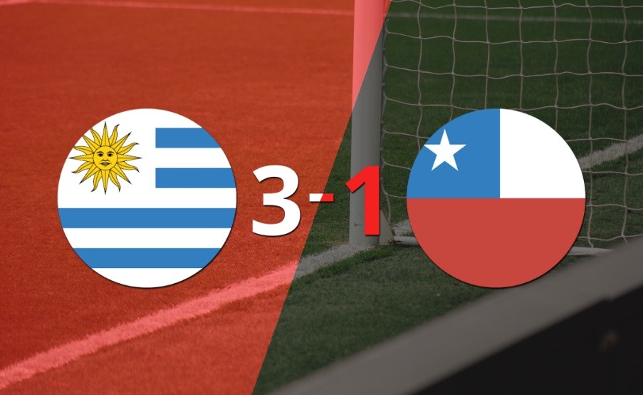 Sin Cavani y Suárez, Uruguay le ganó a Chile de la mano de De La Cruz