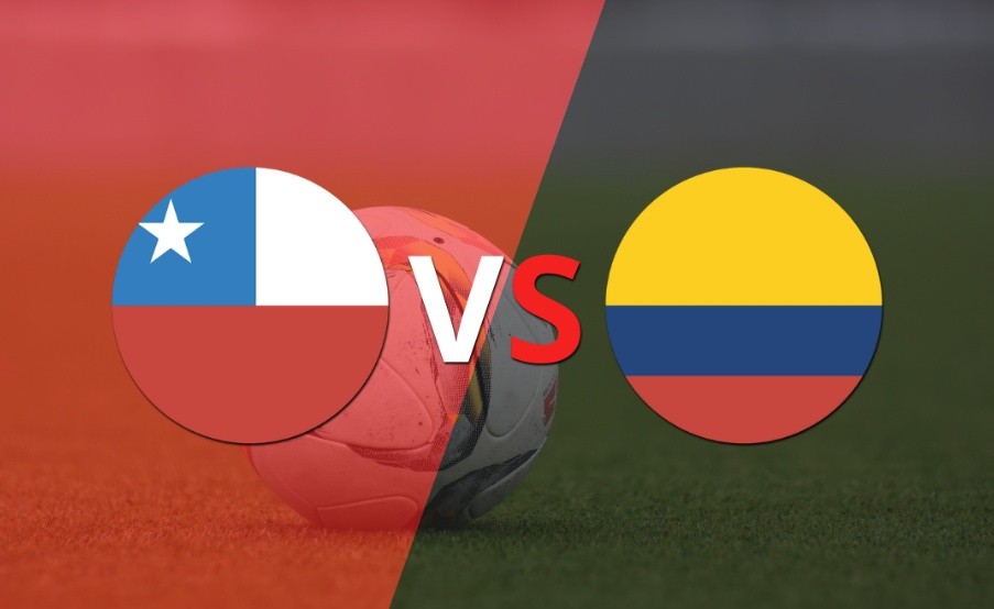 Empate a 0 en el comienzo del segundo tiempo entre Chile y Colombia