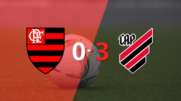 De visitante, Athletico Paranaense goleó a Flamengo contundentemente 3 a 0