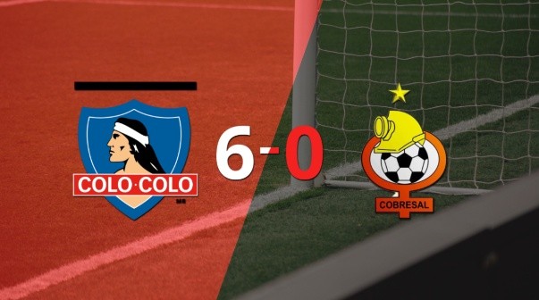 Con doblete de Damián Pizarro, Colo Colo liquidó 6-0 a Cobresal