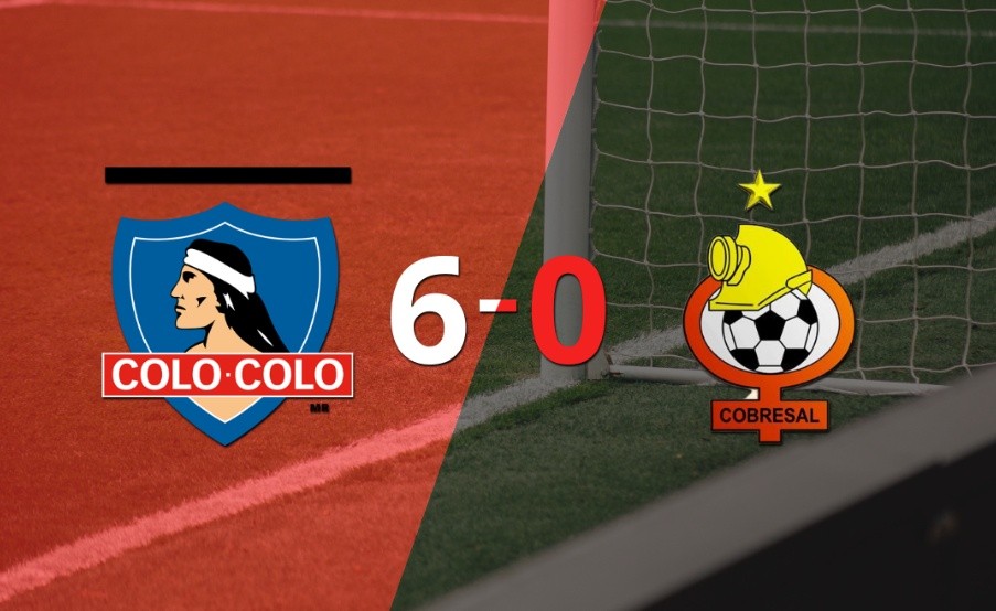 Con doblete de Damián Pizarro, Colo Colo liquidó 6-0 a Cobresal