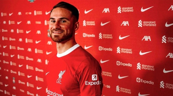 Alexis Mac Allister en Liverpool.