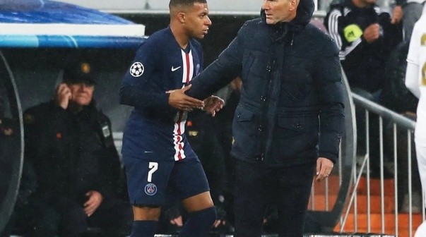 Zidane y Mbappé