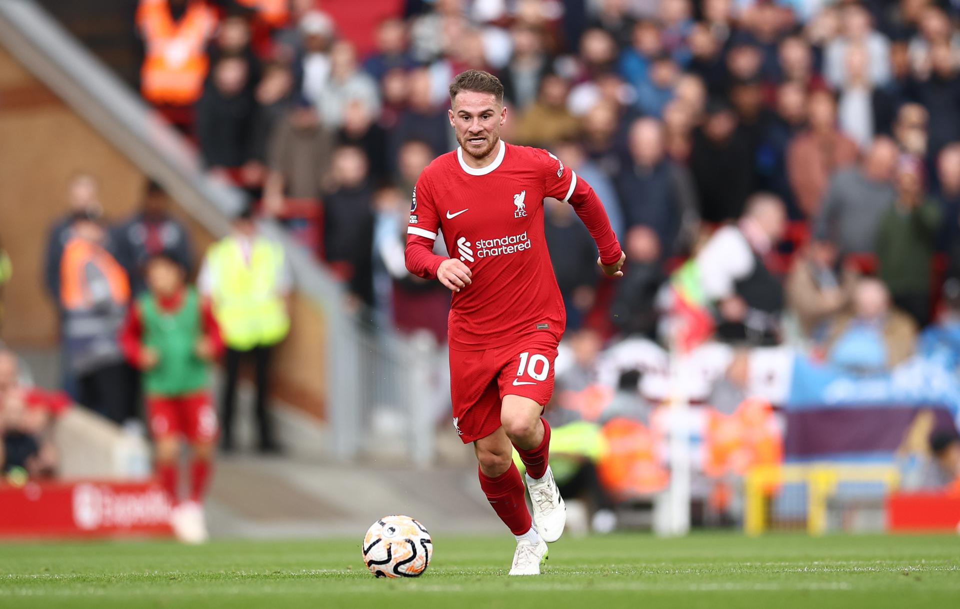 Alexis Mac Allister en Liverpool.