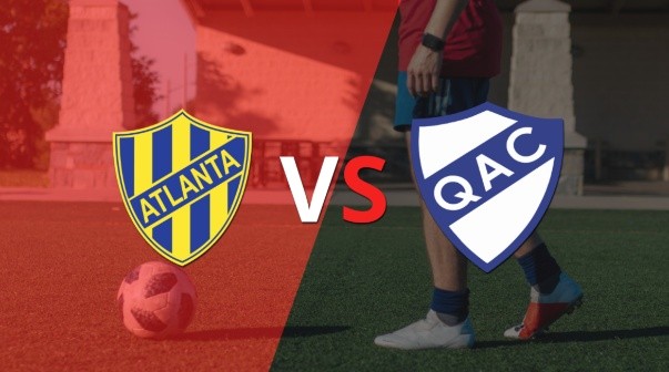 Quilmes busca mantener la ventaja ante Atlanta en la etapa complementaria