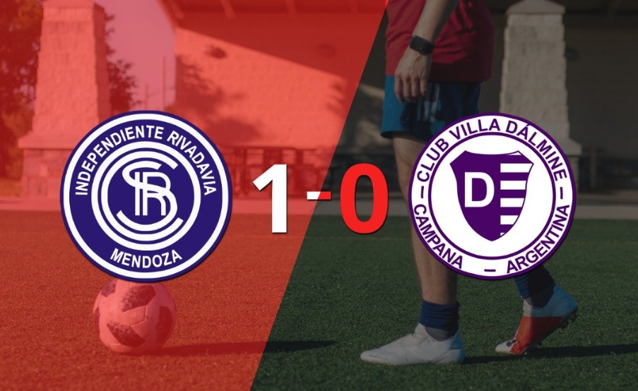 Independiente Mdz. derrotó en casa 1-0 a Villa Dálmine
