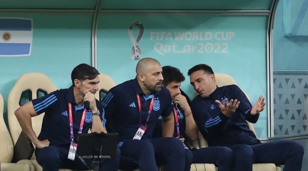El cuerpo técnico de la Selección Argentina en Qatar 2022