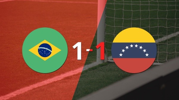 Venezuela empató 1-1 en su visita a Brasil