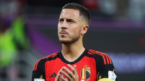 Eden Hazard en la Selección de Bélgica.