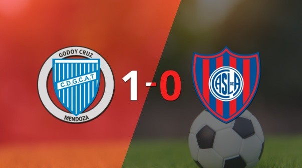 Godoy Cruz aprovechó su localía y venció a San Lorenzo
