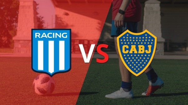 Boca Juniors igualó el juego ante Racing Club