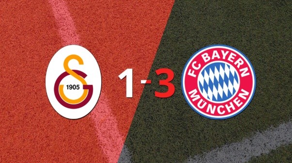 Galatasaray no pudo resistir el juego de Bayern Múnich, que logró imponerse por 3 a 1