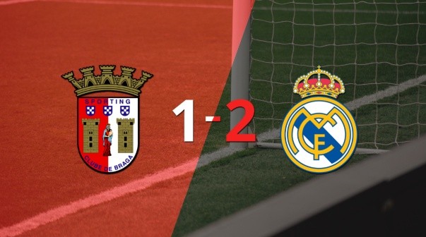Por una mínima ventaja Real Madrid se lleva los tres puntos ante SC Braga