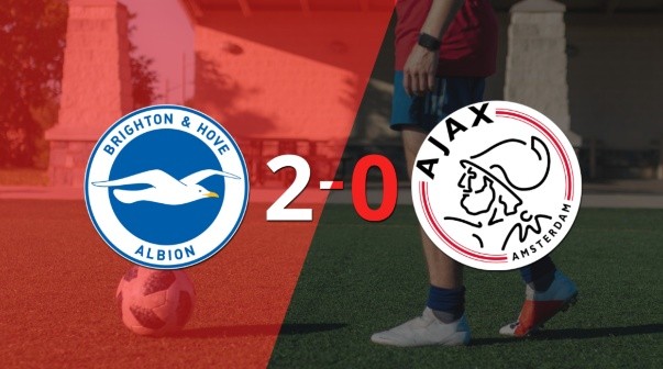 En su casa, Brighton and Hove derrotó por 2-0 a Ajax