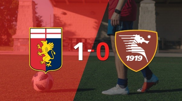 Genoa le ganó 1-0 como local a Salernitana