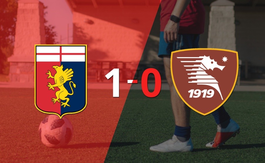 Genoa le ganó 1-0 como local a Salernitana