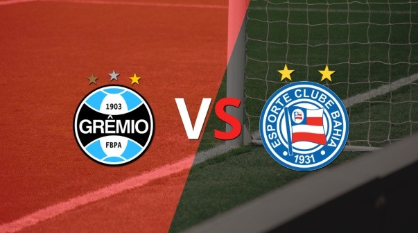 Grêmio se adelanta 1 a 0 frente a Bahia