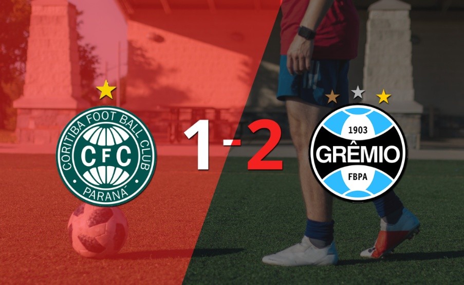 Grêmio sacó el triunfo 2-1 en su visita a Coritiba