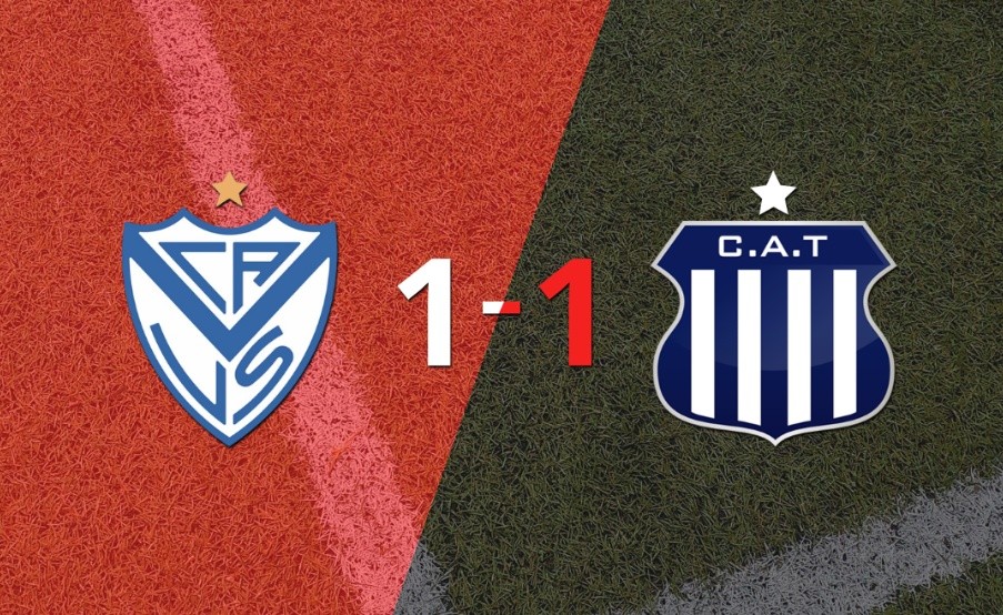 Reparto de puntos en el empate a uno entre Vélez y Talleres