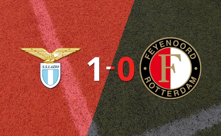 Con lo justo, Lazio venció a Feyenoord 1 a 0 en el estadio Stadio Olimpico