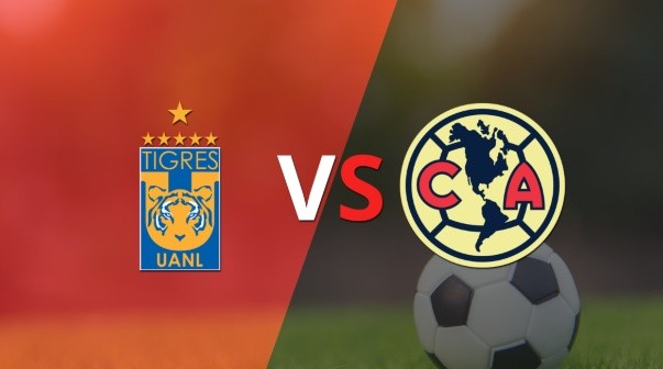 Tigres y Club América empatan sin goles en el inicio del segundo tiempo