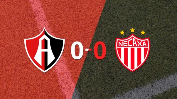 Cero a cero terminó el partido entre Atlas y Necaxa