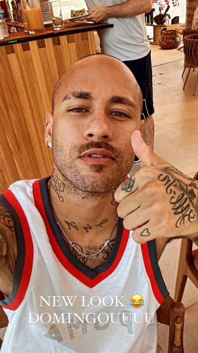El nuevo look de Neymar El nuevo look de Neymar