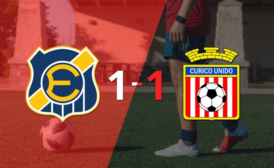 Everton no pudo en casa ante Curicó Unido y empataron 1-1
