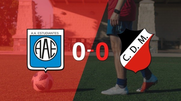 Estudiantes (RC) y Deportivo Maipú no se hicieron daño y empataron sin goles