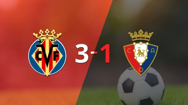 José Luis Morales anota hat-trick en el triunfo 3-1 de Villarreal ante Osasuna