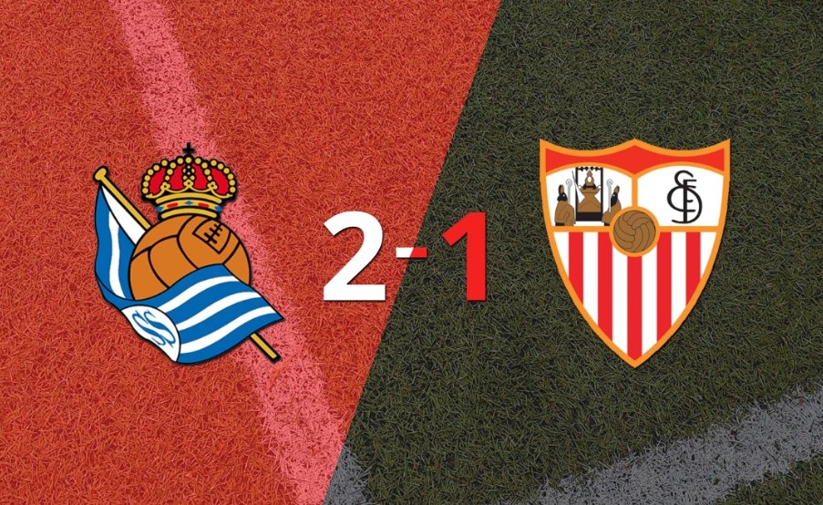 Sevilla no pudo en su visita a Real Sociedad y perdió 2 a 1