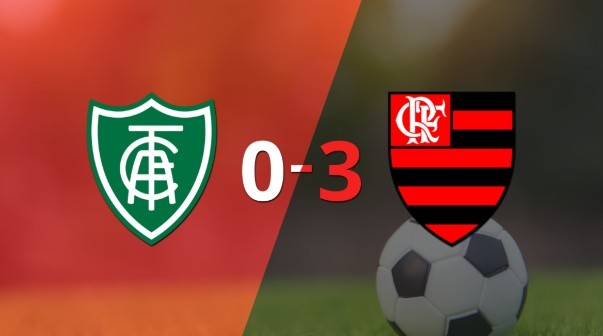 Flamengo venció con contundencia a América-MG