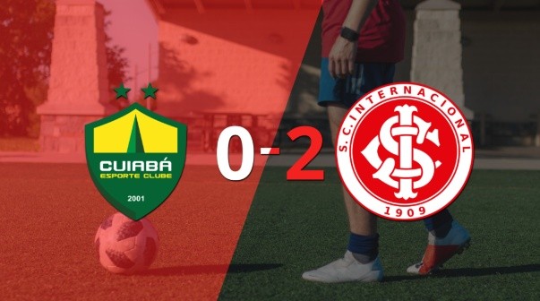 Cuiabá no pudo en casa con Internacional y cayó 2-0